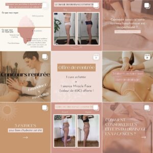feed instagram masseuse drainage lymphatique